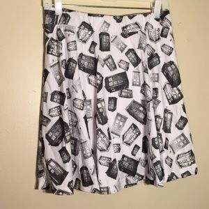 Dr. Who Tardis skirt